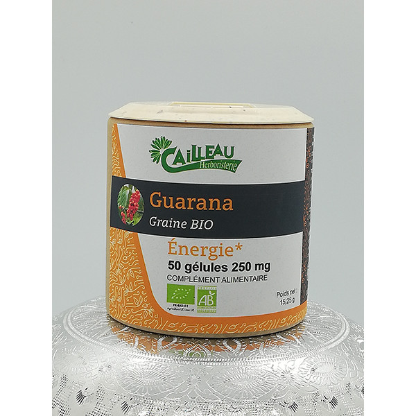 GUARANA semence BIO - 50 gélules végétales